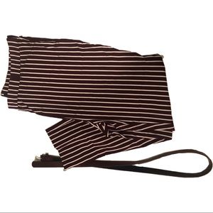 Forever 21 + Striped Pants w/ Matching Belt